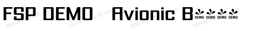 FSP DEMO   Avionic B字体转换